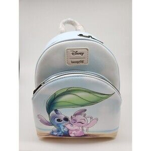 Loungefly Disney Lilo And Stitch - Stitch & Angel Beach Date Mini BackpackNWT